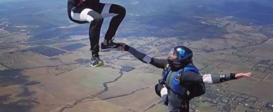 Accelerated Freefall First Jump